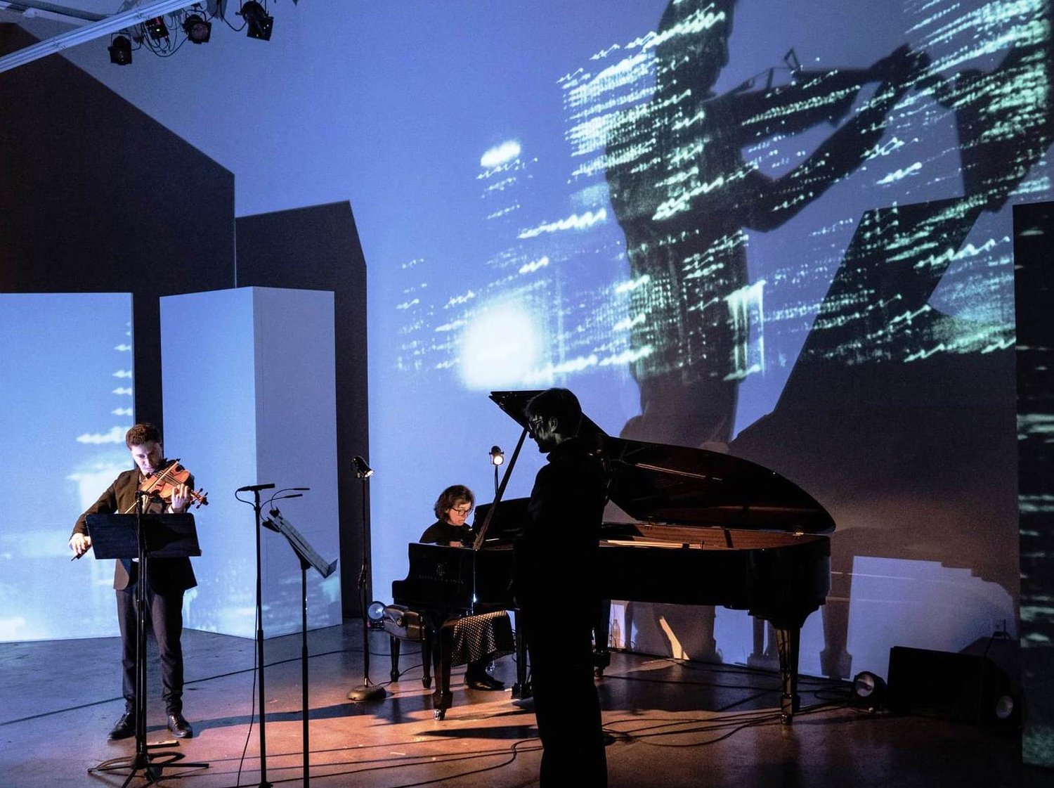 CreArtBox, an ensemble that marries classical and contemporary music with art and theatrical design, will present a multimedia show at 7 p.m. on October 8, at the Milford Theater.